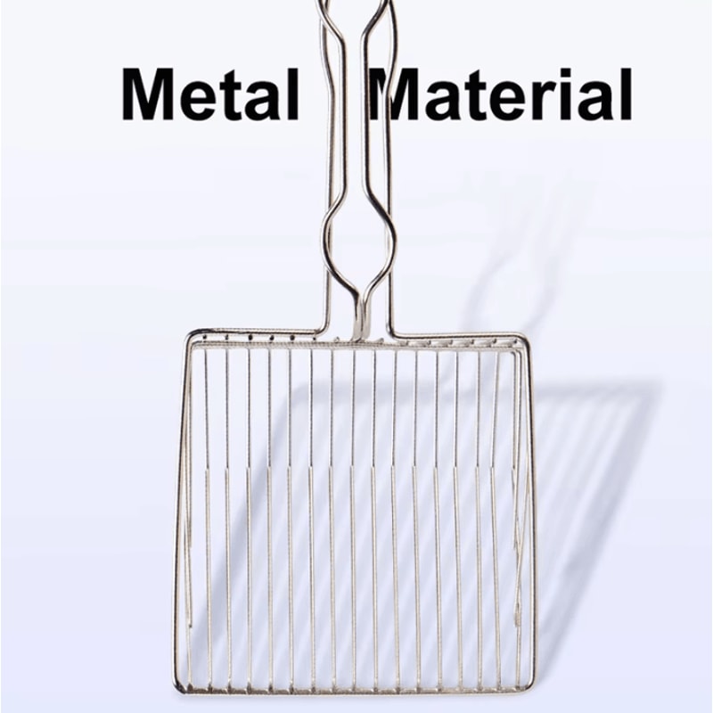 Stainless Steel Cat Litter Scoop HeavyDuty Pet Waste Cleaning Shovel 3
