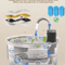 Wireless Stainless Steel Cat Water Fountain With 4000mAh Battery Motion Sensor 2