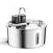 Wireless Stainless Steel Cat Water Fountain With 4000mAh Battery Motion Sensor 4