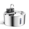 Wireless Stainless Steel Cat Water Fountain With 4000mAh Battery Motion Sensor 4