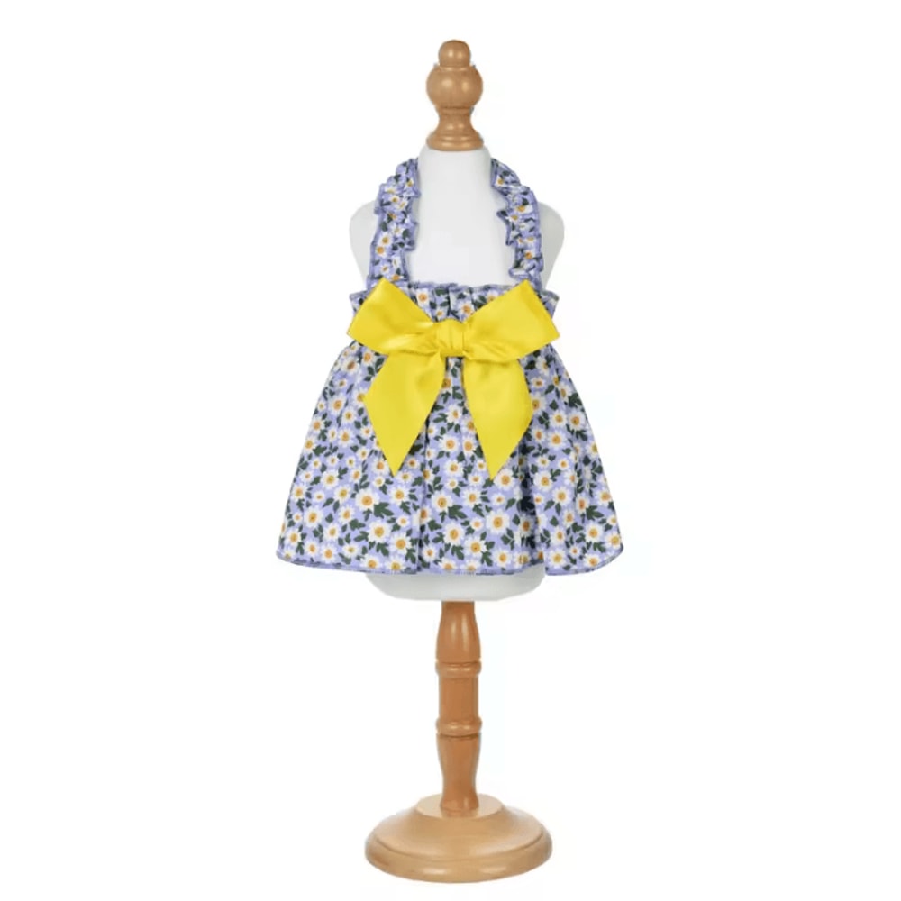 Floral Princess Pet Dress Elegant Summer Party Outfit For Cats Small Dogs 7
