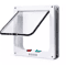 4Way Locking Weatherproof Pet Door Flap For Cats Small Dogs 4