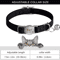 Personalized Leather Breakaway Cat Collar With Custom Engraving Bell 4