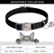 Personalized Leather Breakaway Cat Collar With Custom Engraving Bell 4