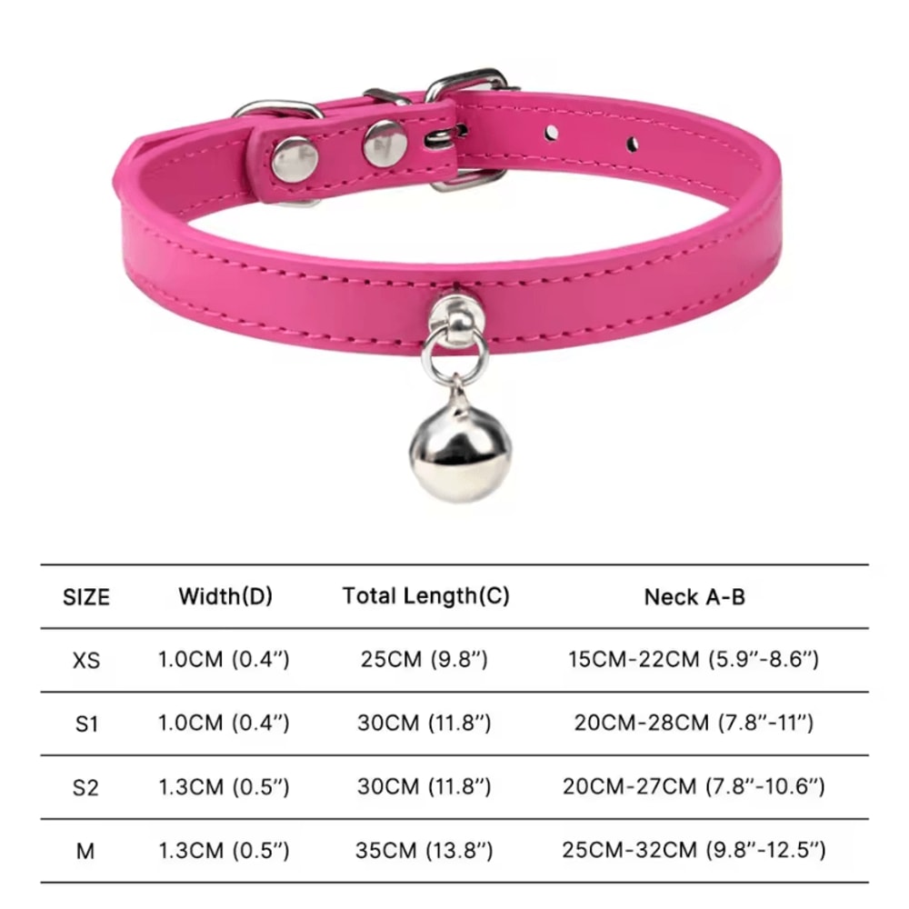 Colorful Adjustable Cat Collar With Bell Safety Breakaway Collar For Cats Small Pets 10