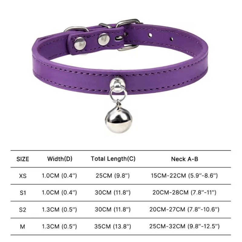 Colorful Adjustable Cat Collar With Bell Safety Breakaway Collar For Cats Small Pets 12