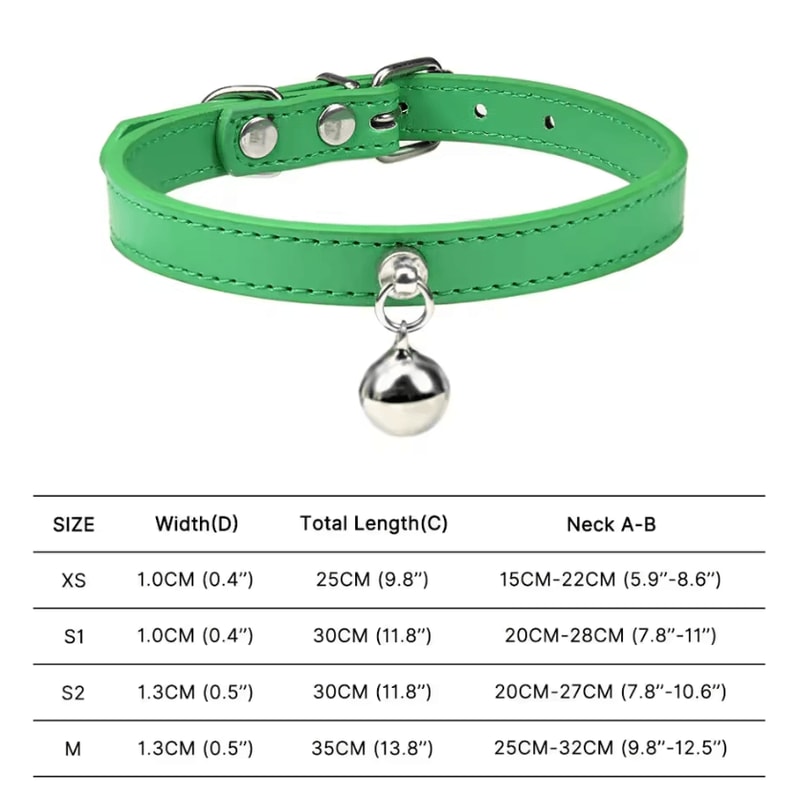 Colorful Adjustable Cat Collar With Bell Safety Breakaway Collar For Cats Small Pets 13