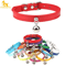 Colorful Adjustable Cat Collar With Bell Safety Breakaway Collar For Cats Small Pets 1