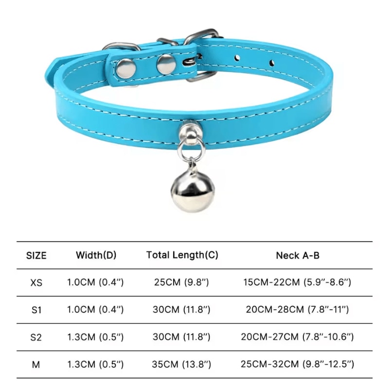 Colorful Adjustable Cat Collar With Bell Safety Breakaway Collar For Cats Small Pets 3