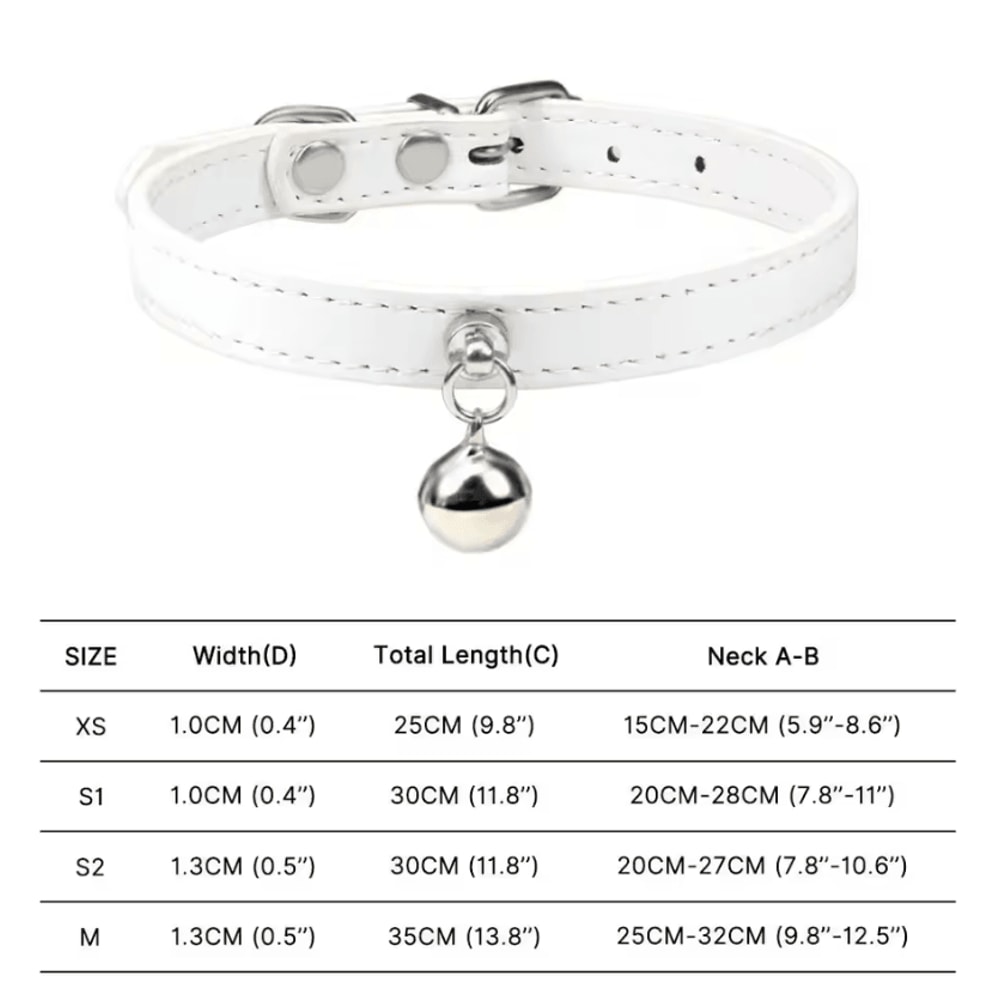 Colorful Adjustable Cat Collar With Bell Safety Breakaway Collar For Cats Small Pets 5