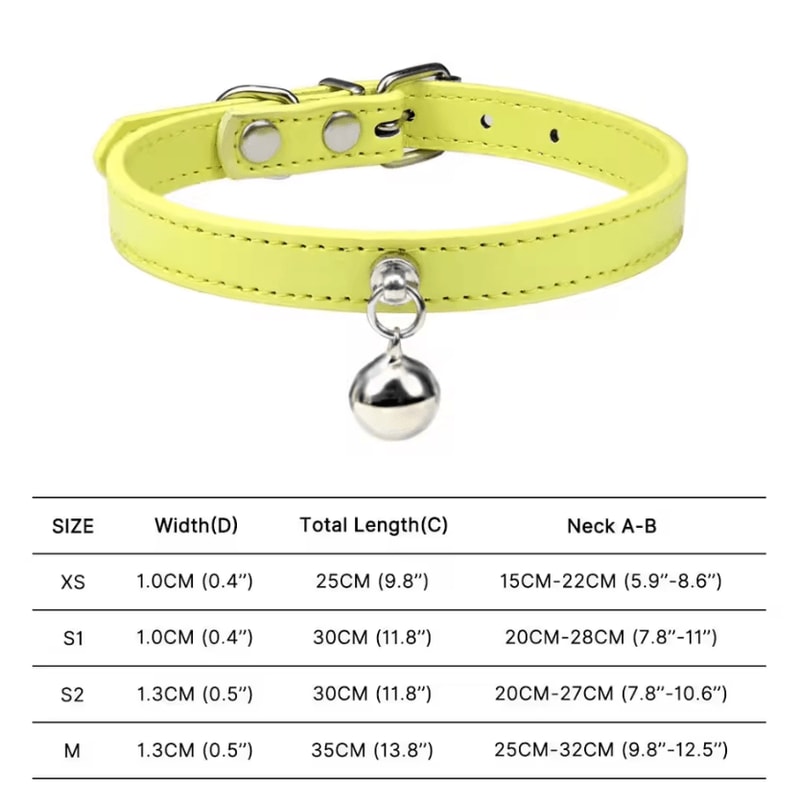 Colorful Adjustable Cat Collar With Bell Safety Breakaway Collar For Cats Small Pets 7