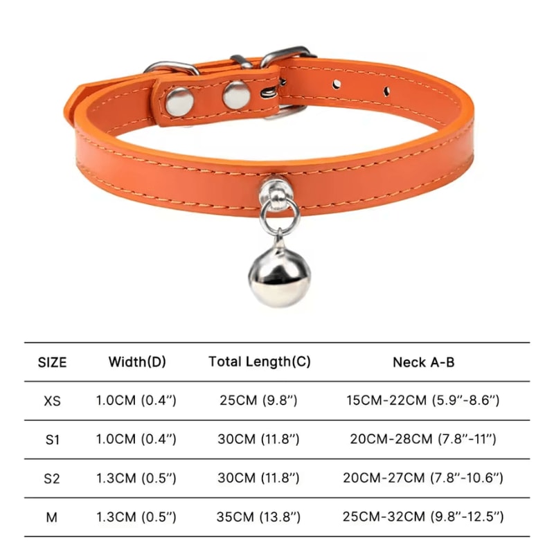 Colorful Adjustable Cat Collar With Bell Safety Breakaway Collar For Cats Small Pets 8
