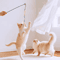Interactive Rope Tassel Cat Teaser Wand With Bell 1
