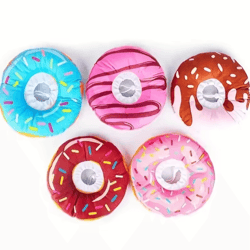 sprinkle donut cat recovery collar – soft adjustable anti-lick healing cone