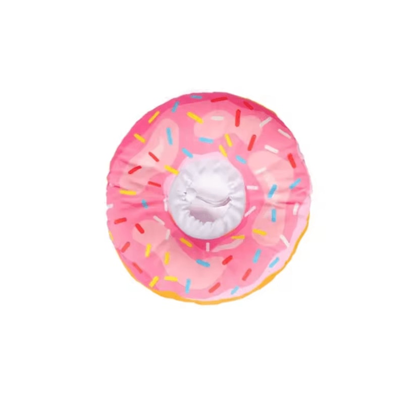 Sprinkle Donut Cat Recovery Collar Soft Adjustable AntiLick Healing Cone 3