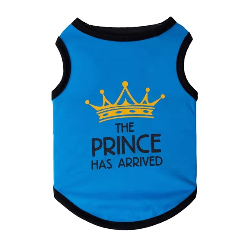 Princess Print Summer Cotton Vest For Sphynx Cats Small Pets 9