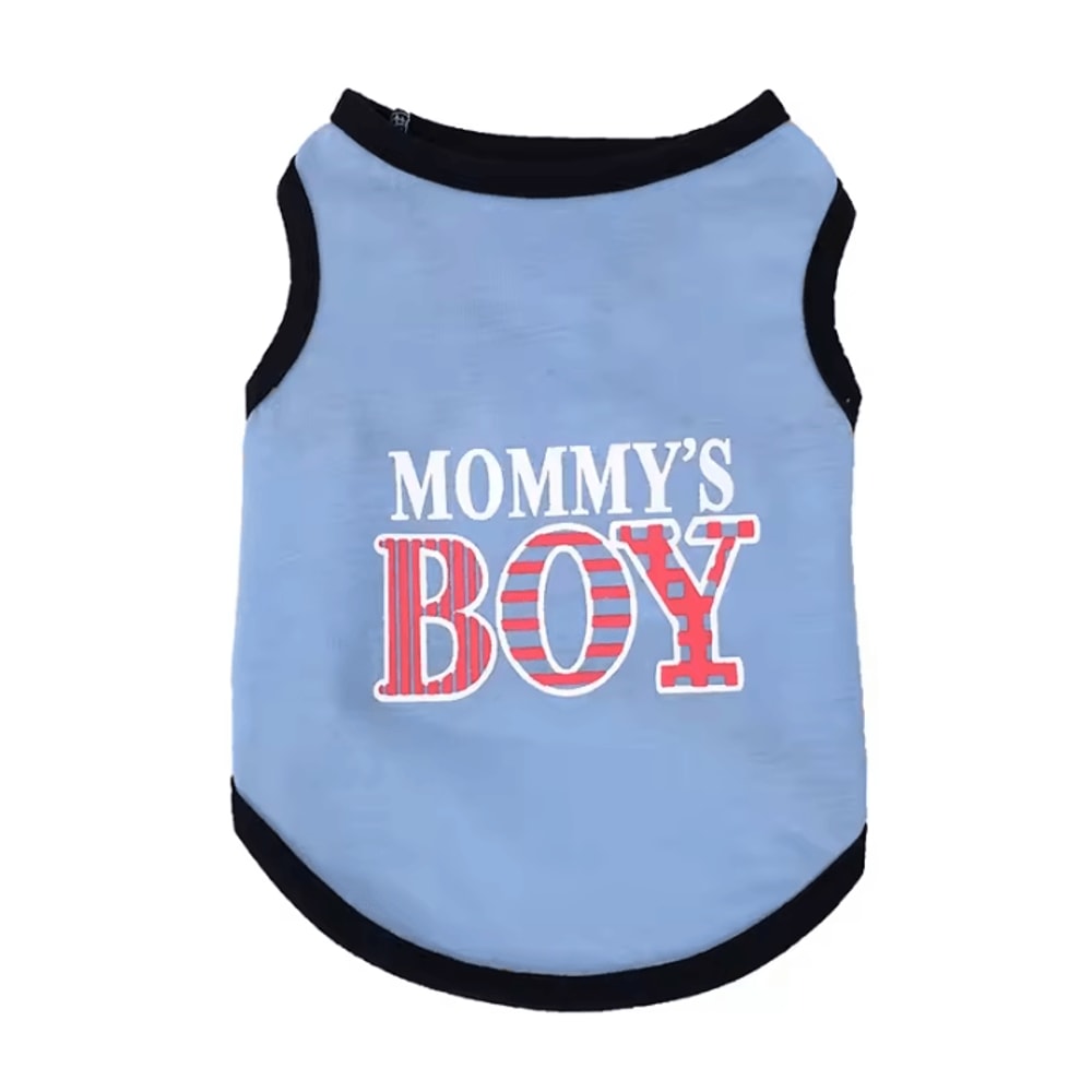 Princess Print Summer Cotton Vest For Sphynx Cats Small Pets 11