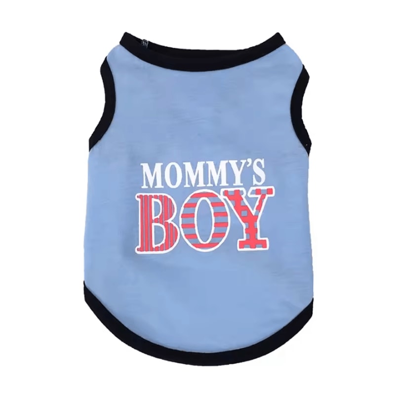 Princess Print Summer Cotton Vest For Sphynx Cats Small Pets 11