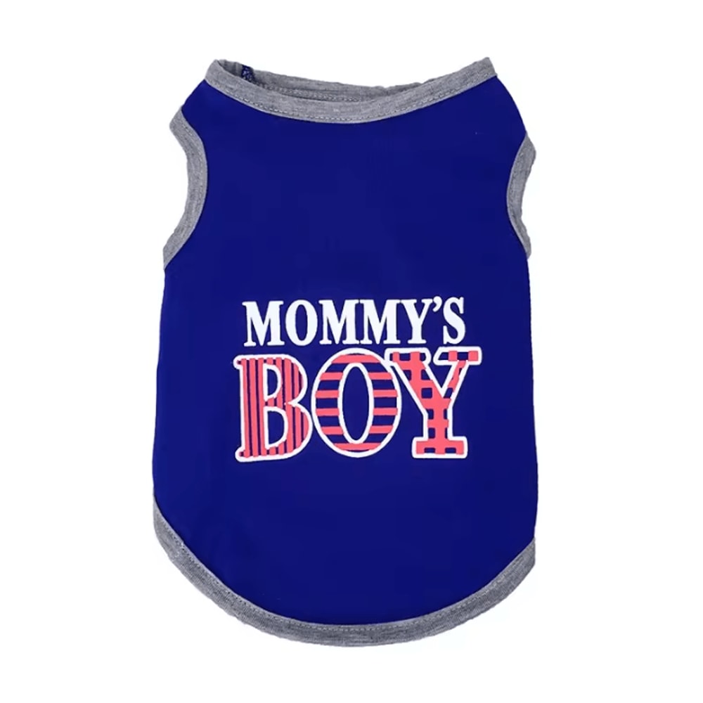 Princess Print Summer Cotton Vest For Sphynx Cats Small Pets 3