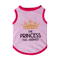 Princess Print Summer Cotton Vest For Sphynx Cats Small Pets 6