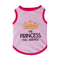 Princess Print Summer Cotton Vest For Sphynx Cats Small Pets 6