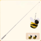 Carbon Fiber Telescopic Cat Teaser Wand 110cm Interactive Feather Toy 5