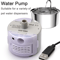 USB Submersible Water Pump For Pet Fountains Quiet Replacement Motor With Cleaning Kit 1