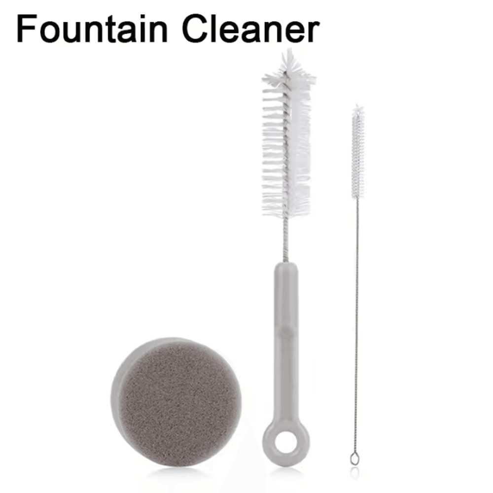 USB Submersible Water Pump For Pet Fountains Quiet Replacement Motor With Cleaning Kit 4