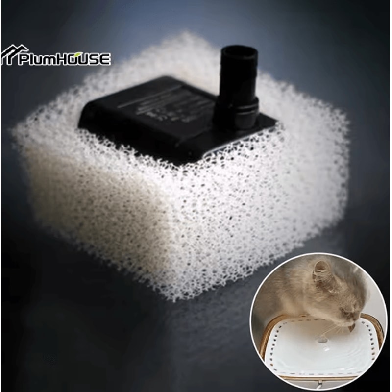 Foam Pump Filters For Cat Water Fountains Replacement Sponge Filters For Cleaner Water 1