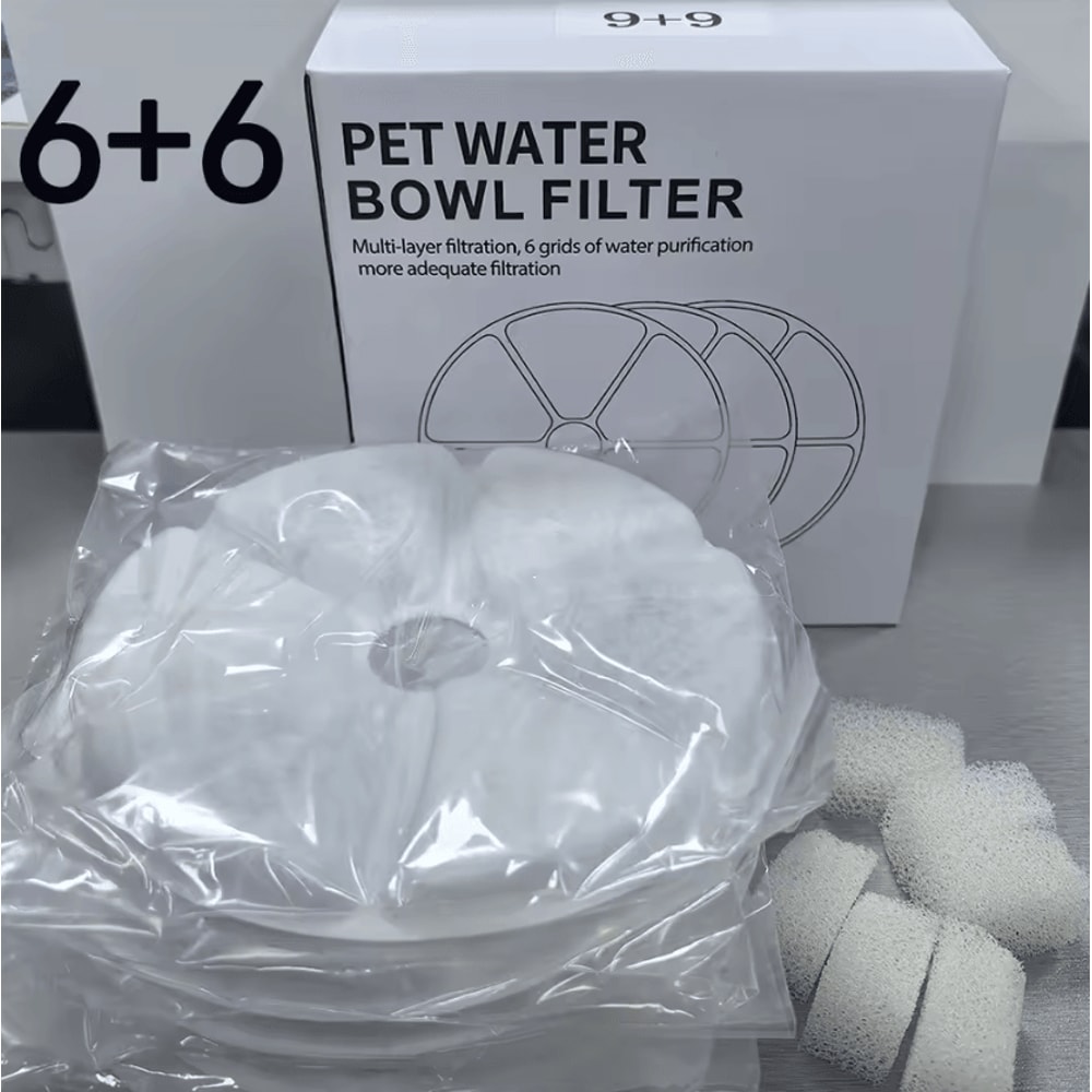 Premium Replacement Water Fountain Filters For Automatic Pet Water Dispensers 2