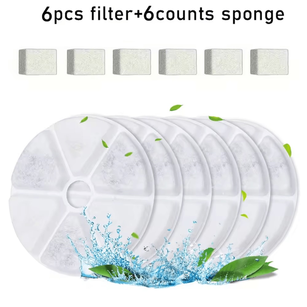 Premium Replacement Water Fountain Filters For Automatic Pet Water Dispensers 3