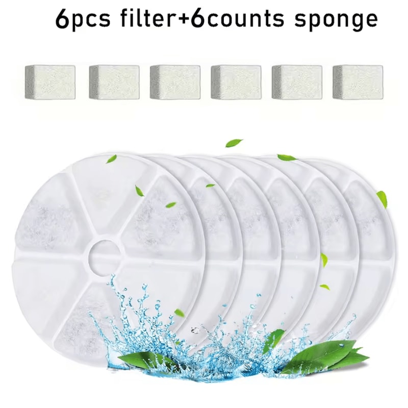 Premium Replacement Water Fountain Filters For Automatic Pet Water Dispensers 3