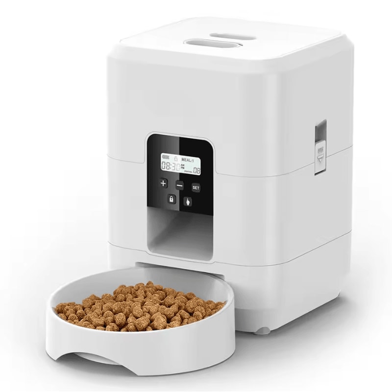 Smart WiFi Automatic Pet Feeder With Camera Timer 2L Remote Feeding System 3