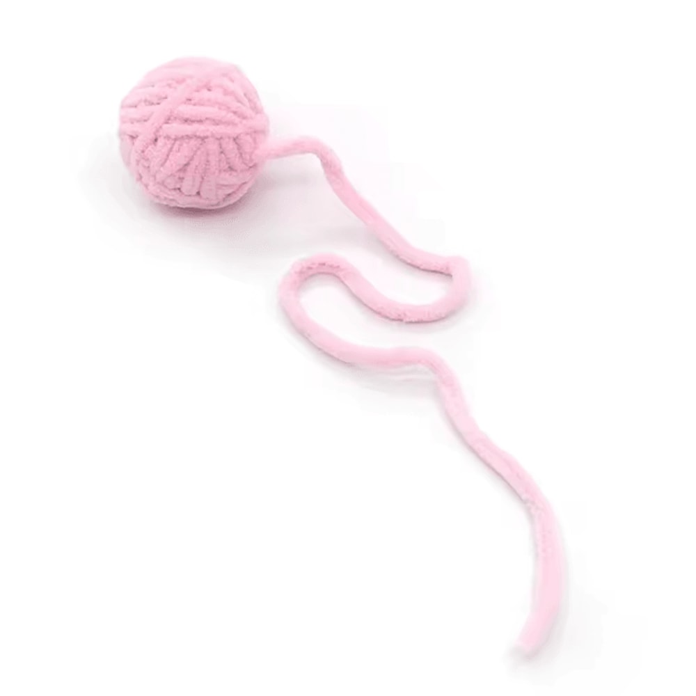 DrDC Colorful Wool Ball Cat Toy Set SelfPlay Chew Chase Toys For Cats 8
