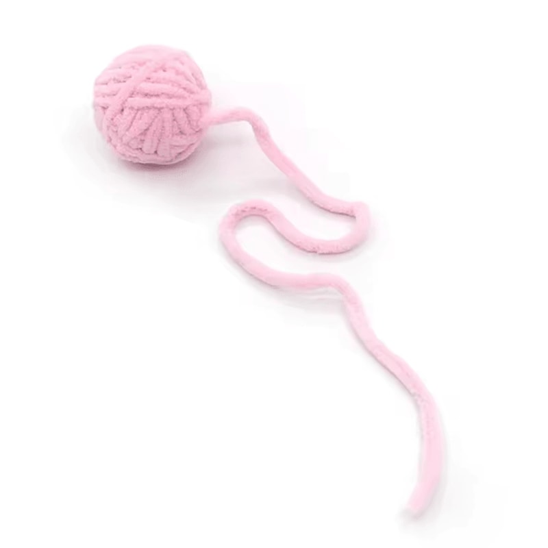DrDC Colorful Wool Ball Cat Toy Set SelfPlay Chew Chase Toys For Cats 8
