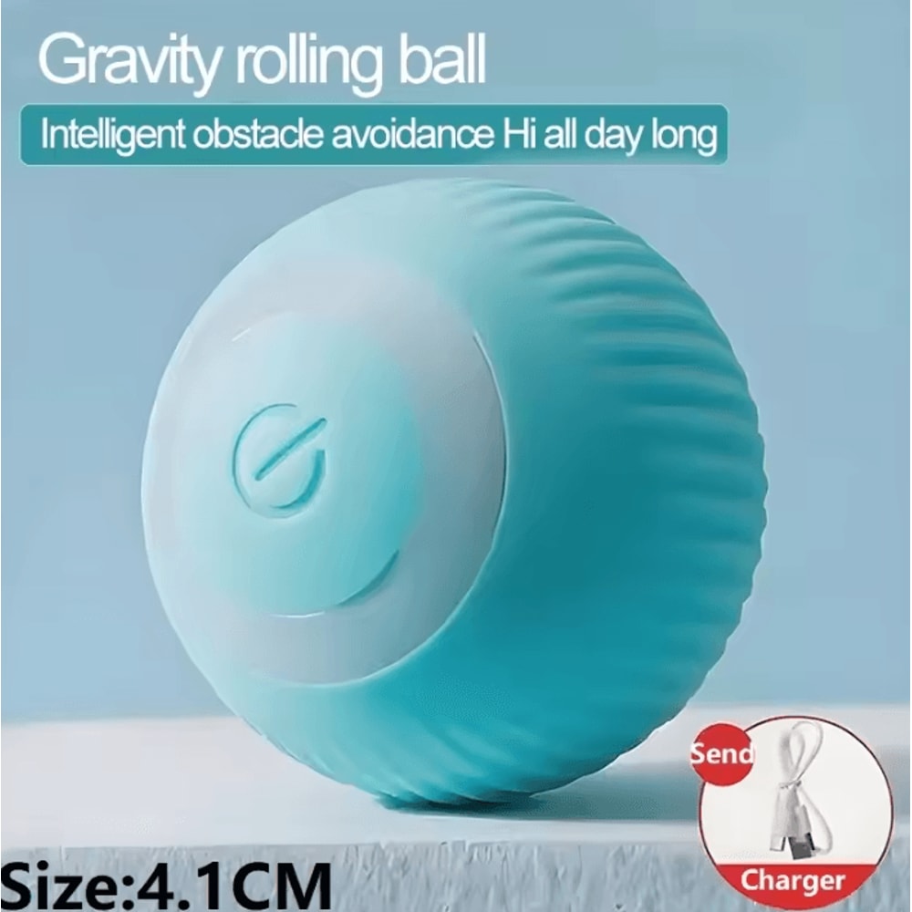 Interactive Automatic Rolling Cat Ball Toy Smart SelfMoving Exercise Ball 4
