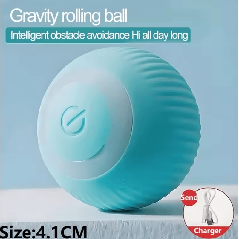 Interactive Automatic Rolling Cat Ball Toy Smart SelfMoving Exercise Ball 4