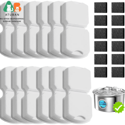 pureflow cat water fountain replacement filters & foam set