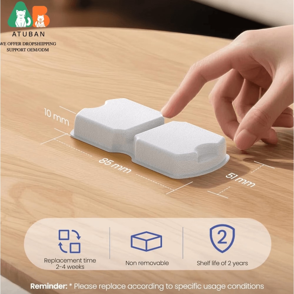 PureFlow Cat Water Fountain Replacement Filters Foam Set 1