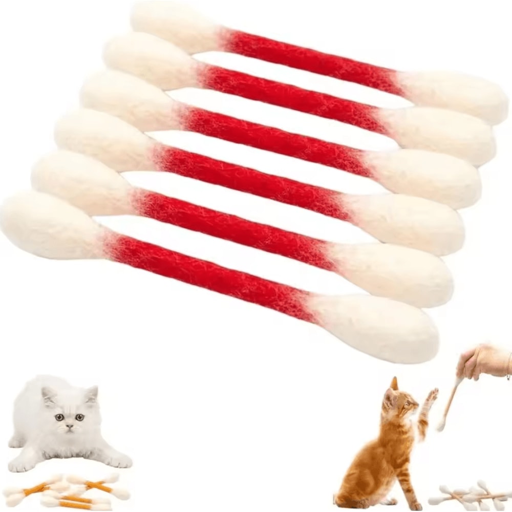 CottonTail Catnip Swab Kicker Toy Set 4
