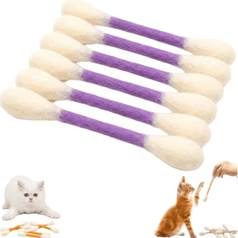 CottonTail Catnip Swab Kicker Toy Set 6