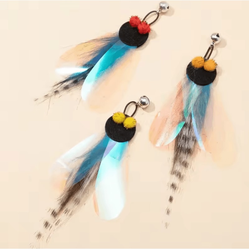 FlutterBell Interactive Butterfly Cat Teaser Wand 4