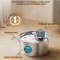 Cordless Motion Sensor Stainless Steel Cat Water Fountain 1