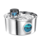 Cordless Motion Sensor Stainless Steel Cat Water Fountain 7