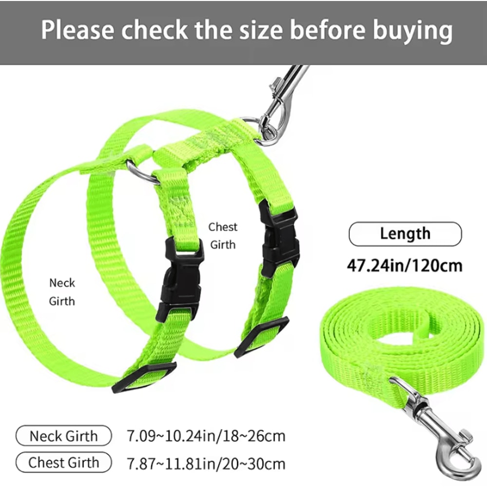 ComfortFit Sphynx Cat Harness Leash Set 1