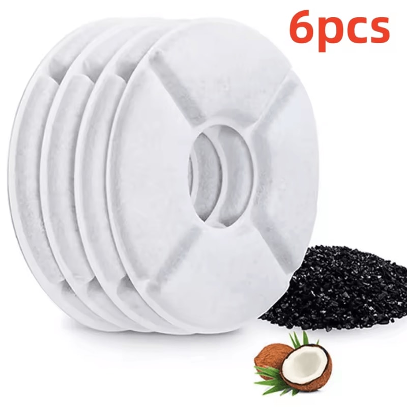 PureFlow Activated Carbon Water Fountain Filter Set 4