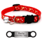 Personalized Reflective Star Moon Cat Collar With Engraved ID Tag 8