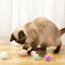 PomPom Party Interactive Plush Cat Toy Ball Set 0