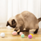 PomPom Party Interactive Plush Cat Toy Ball Set 0