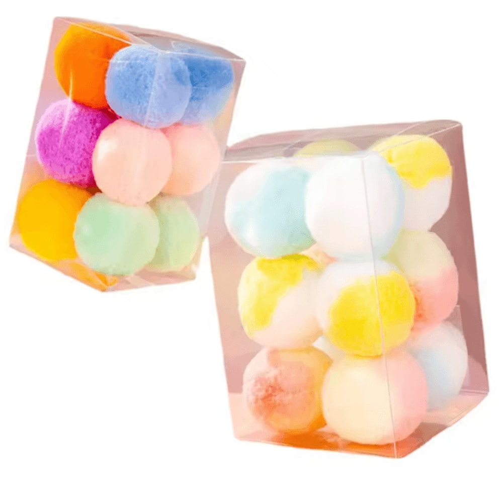 PomPom Party Interactive Plush Cat Toy Ball Set 1